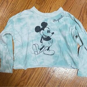 tie dye mickey sweater